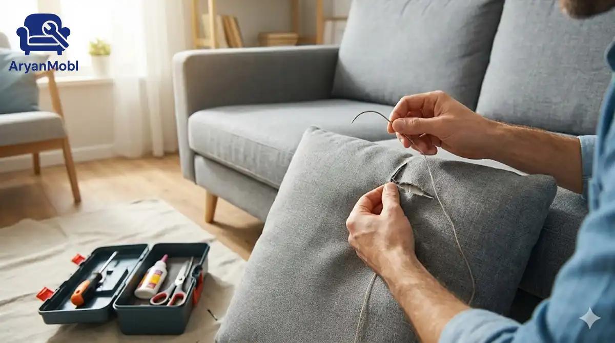 راهنمای کاربردی تعمیر مبل راحتی در منزل؛ خودتان تعمیرکار شوید، آریان مبل