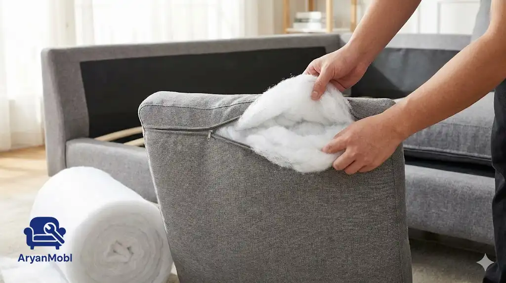 تقویت نشیمن با اضافه کردن لایکو، آریان مبل