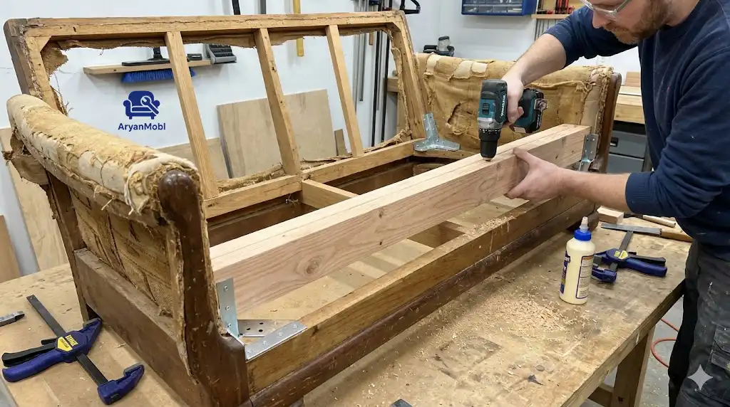 سنگر اول: تقویت کلاف و اسکلت‌بندی، آریان مبل