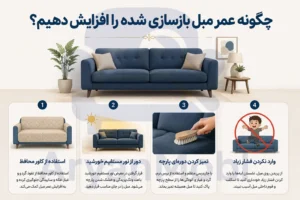 چگونه عمر مبل بازسازی شده را افزایش دهیم؟، آریان مبل