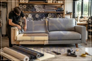 چرا بازسازی مبل راحتی گزینه بهتری نسبت به خرید مبل جدید است؟، آریان مبل
